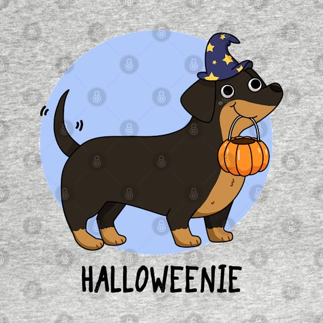 Halloweenie Cute Halloween Dachshund Dog puns are life by punnybone